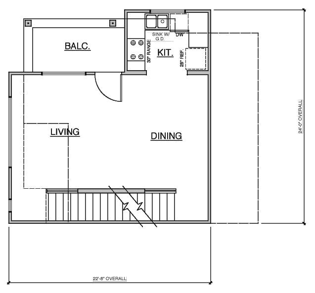 Floor Plan for Las Flores Village